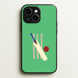 Wickets - Cricket  - Cricket Phone Case for iPhone 15 Plus