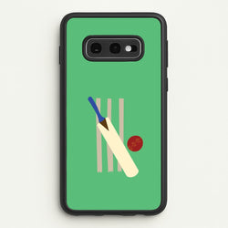 Wickets - Cricket  - Cricket Phone Case for Galaxy S10e