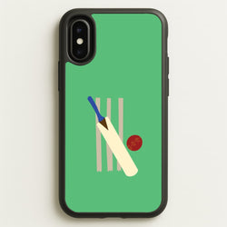 Wickets - Cricket  - Cricket Phone Case for iPhone X / XS