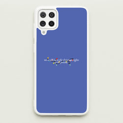 We Can Leave The Christmas Lights Up Til January - Christmas Songs  - Christmas Songs Phone Case for Galaxy A12