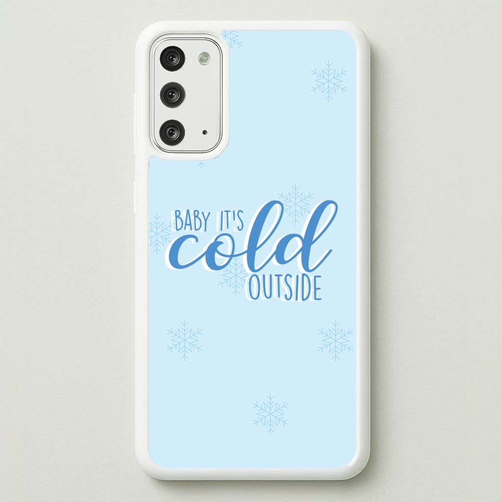 Baby It's Cold Outside - Christmas Songs  - Christmas Songs Phone Case for Galaxy Note 20