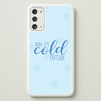 Baby It's Cold Outside - Christmas Songs  - Christmas Songs Phone Case for Galaxy Note 20