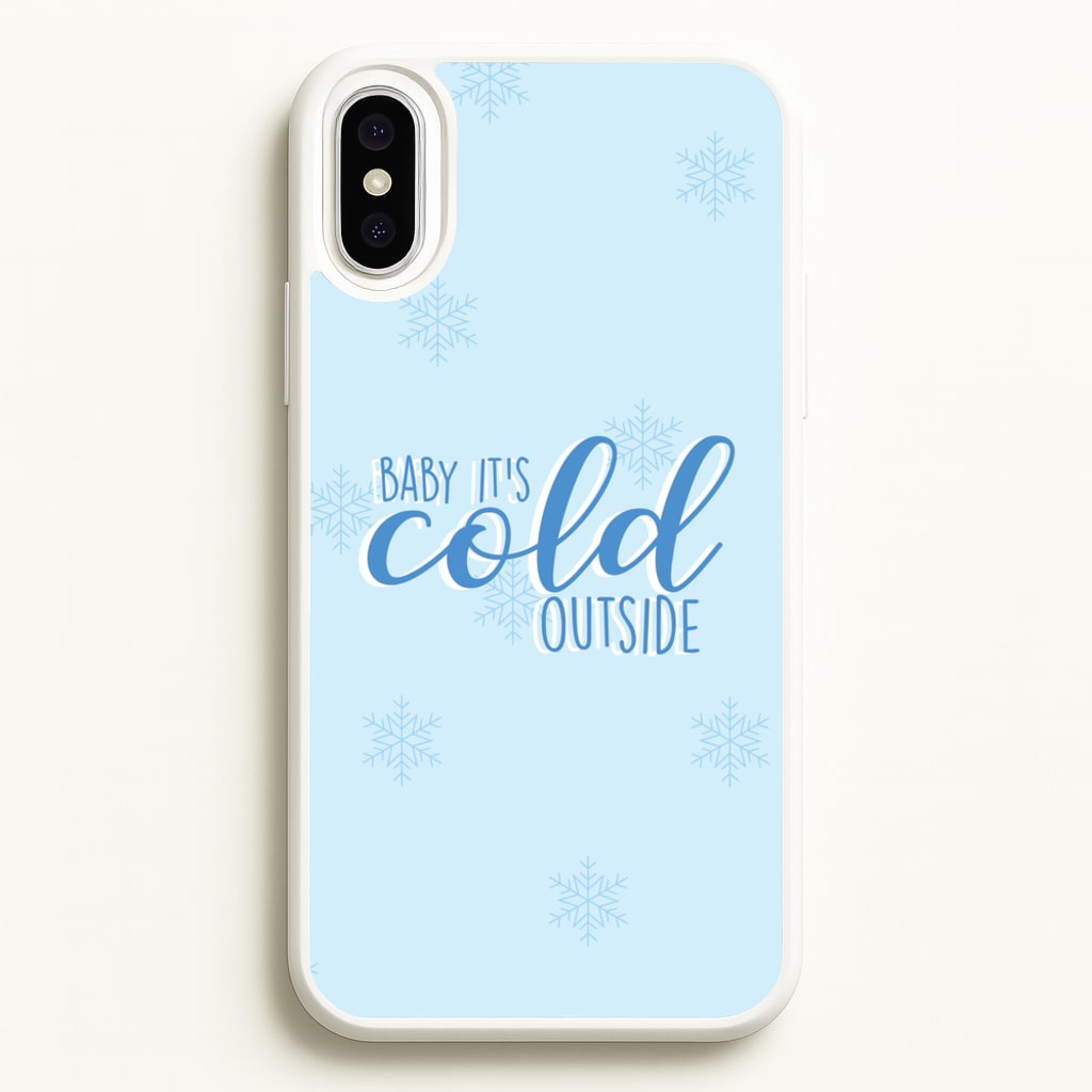 Baby It's Cold Outside - Christmas Songs  - Christmas Songs Phone Case for iPhone XS Max