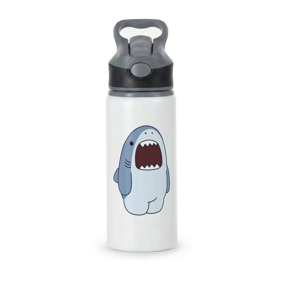 Chubby Shouting Shark Active Water Bottle