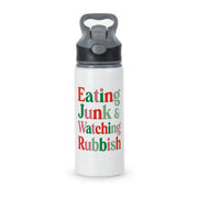 Eating Junk & Watching Rubbish Active Water Bottle 1