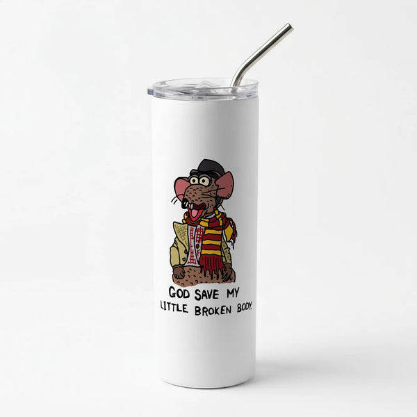 Gos Save My Broken Body - Muppets Christmas Carol Skinny Tumbler