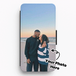 Custom Photo Flip Wallet Phone Case