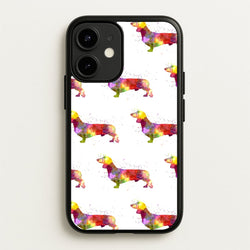 Watercolour Dachshund  -  Phone Case for iPhone 12 / 12 Pro