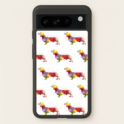 Watercolour Dachshund  -  Phone Case for Google Pixel 8 Pro