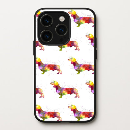 Watercolour Dachshund  -  Phone Case for iPhone 15 Pro