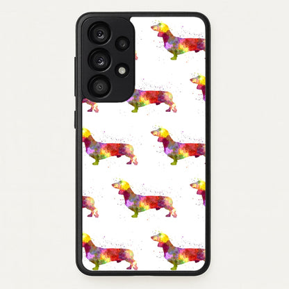 Watercolour Dachshund  -  Phone Case for Galaxy A53