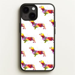Watercolour Dachshund  -  Phone Case for iPhone 13 Mini