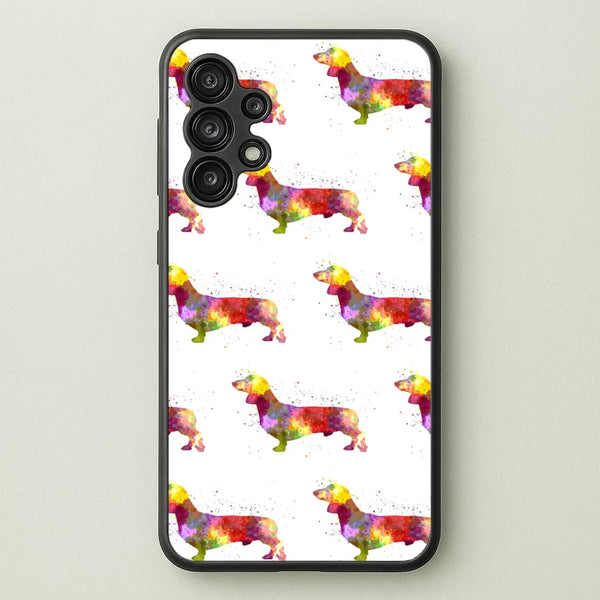 Watercolour Dachshund  -  Phone Case for Galaxy A13