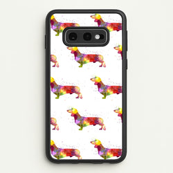 Watercolour Dachshund  -  Phone Case for Galaxy S10e