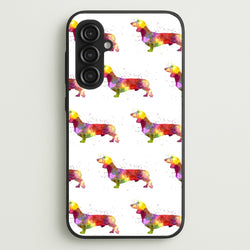Watercolour Dachshund  -  Phone Case for Galaxy S23FE