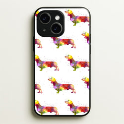 Watercolour Dachshund  -  Phone Case for iPhone 15 Plus