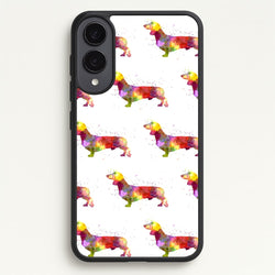 Watercolour Dachshund  -  Phone Case for Galaxy S25 Edge