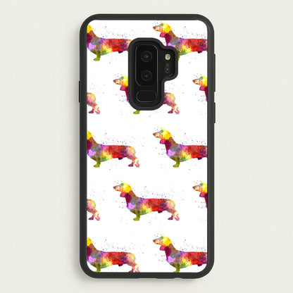 Watercolour Dachshund  -  Phone Case for Galaxy S9 Plus