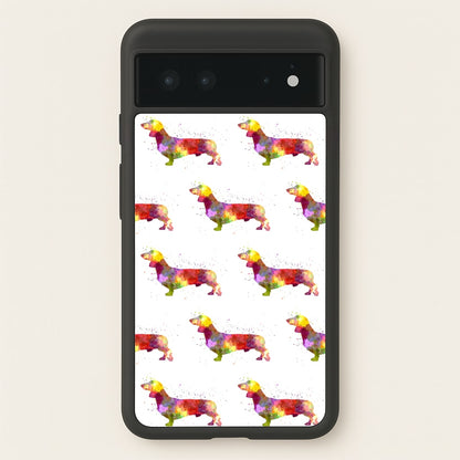 Watercolour Dachshund  -  Phone Case for Google Pixel 6