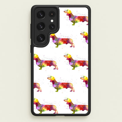 Watercolour Dachshund  -  Phone Case for Galaxy S22 Ultra