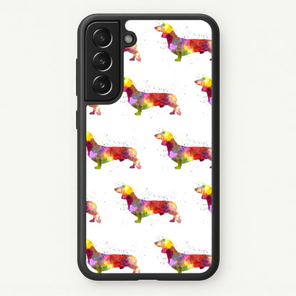 Watercolour Dachshund  -  Phone Case for Galaxy S21