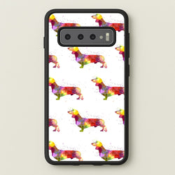 Watercolour Dachshund  -  Phone Case for Galaxy S10