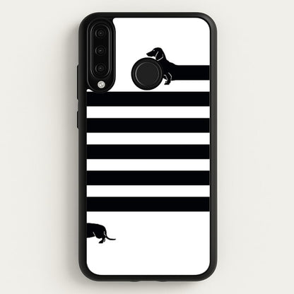 Dachshund Wrapped  -  Phone Case for Huawei P30 Lite
