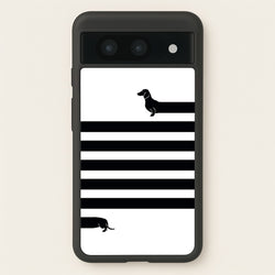 Dachshund Wrapped  -  Phone Case for Google Pixel 8a