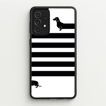 Dachshund Wrapped  -  Phone Case for Galaxy A52 / A52s