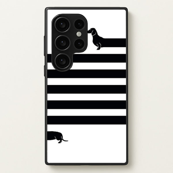 Dachshund Wrapped  -  Phone Case for Galaxy S24 Ultra