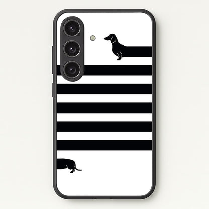 Dachshund Wrapped  -  Phone Case for Galaxy S25 Plus