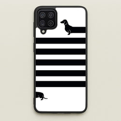 Dachshund Wrapped  -  Phone Case for Galaxy A12