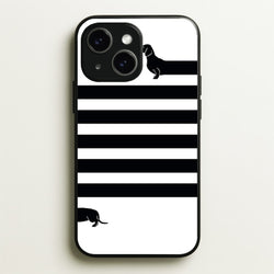 Dachshund Wrapped  -  Phone Case for iPhone 14 Plus