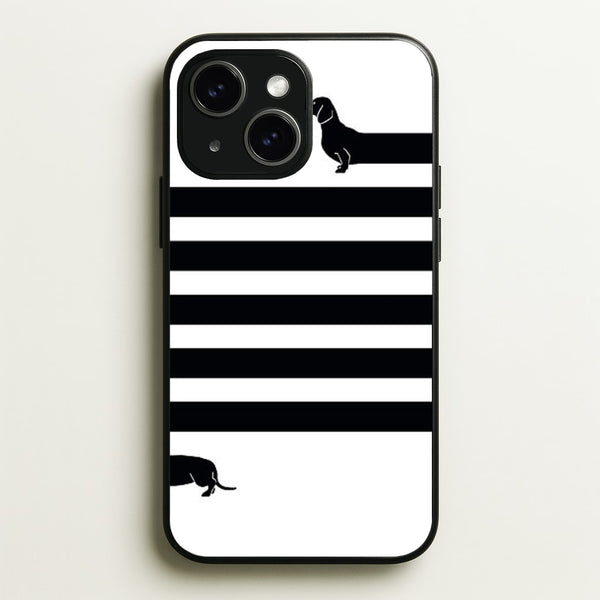 Dachshund Wrapped  -  Phone Case for iPhone 14 Plus