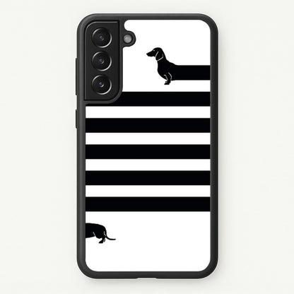 Dachshund Wrapped  -  Phone Case for Galaxy S22 Plus