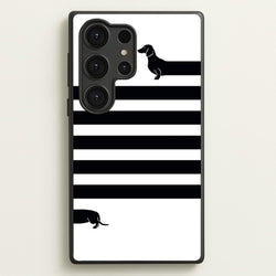 Dachshund Wrapped  -  Phone Case for Galaxy S25 Ultra
