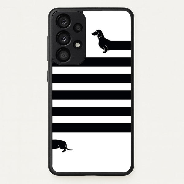 Dachshund Wrapped  -  Phone Case for Galaxy A33