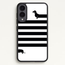 Dachshund Wrapped  -  Phone Case for Galaxy S25 Edge