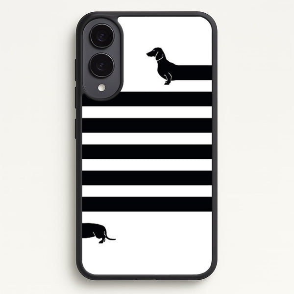 Dachshund Wrapped  -  Phone Case for Galaxy S25 Edge