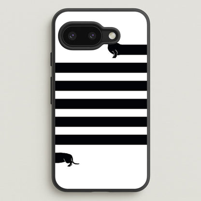 Dachshund Wrapped  -  Phone Case for Google Pixel 9a