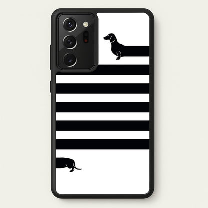 Dachshund Wrapped  -  Phone Case for Galaxy Note 20 Ultra
