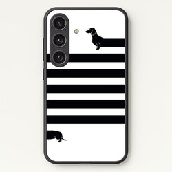 Dachshund Wrapped  -  Phone Case for Galaxy S24