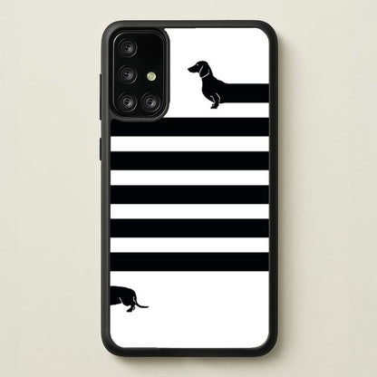 Dachshund Wrapped  -  Phone Case for Galaxy A71