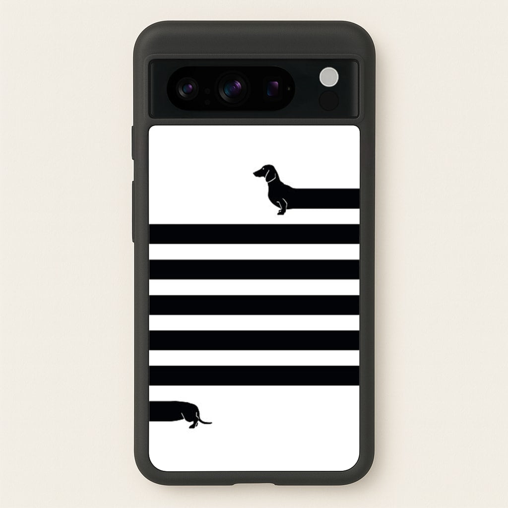 Dachshund Wrapped  -  Phone Case for Google Pixel 8 Pro