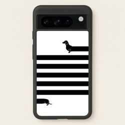 Dachshund Wrapped  -  Phone Case for Google Pixel 8 Pro