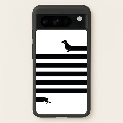 Dachshund Wrapped  -  Phone Case for Google Pixel 8 Pro