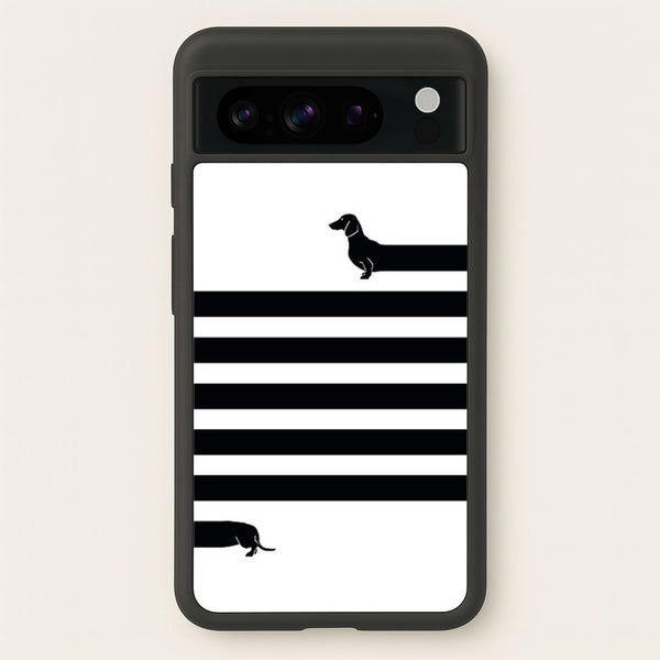 Dachshund Wrapped  -  Phone Case for Google Pixel 8 Pro