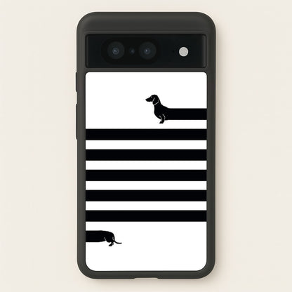 Dachshund Wrapped  -  Phone Case for Google Pixel 8