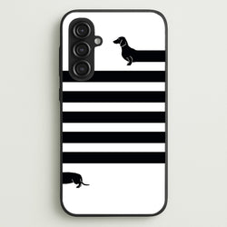 Dachshund Wrapped  -  Phone Case for Galaxy S23FE
