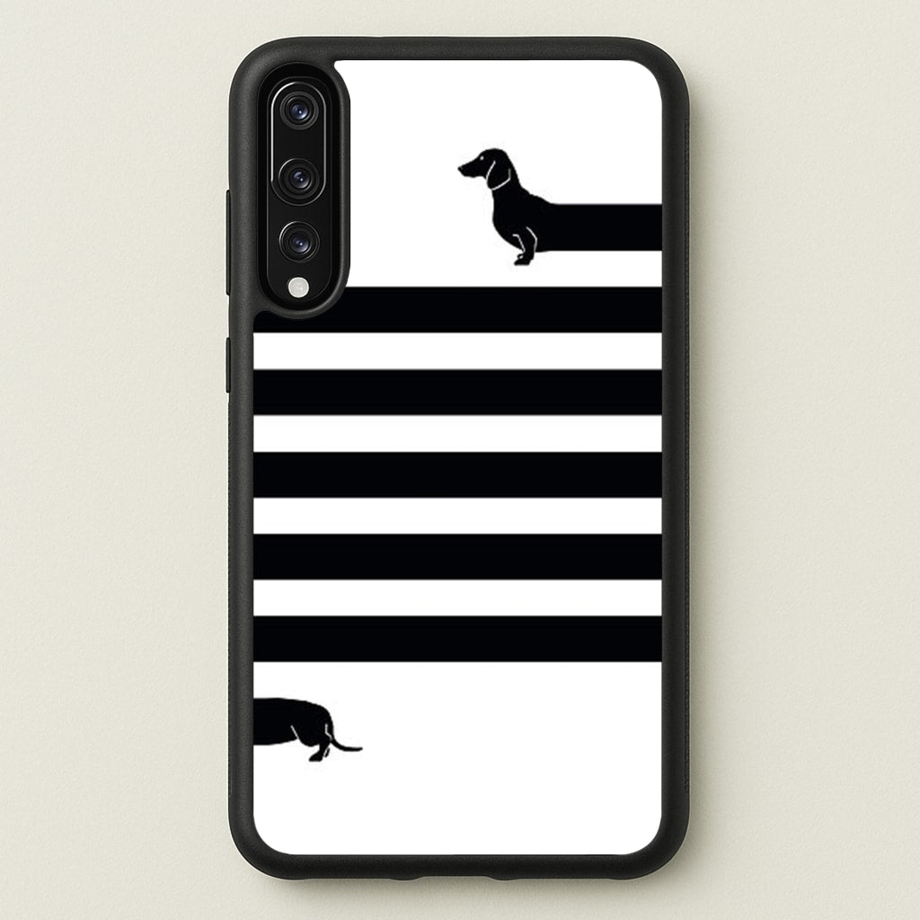 Dachshund Wrapped  -  Phone Case for Huawei P20 Pro